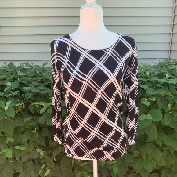 Banana Republic Tops - Banana Republic Crossed Long Sleeve Top (Large)